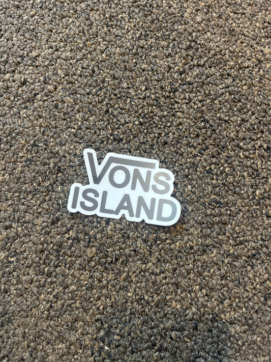 VANS ISLAND STICKER