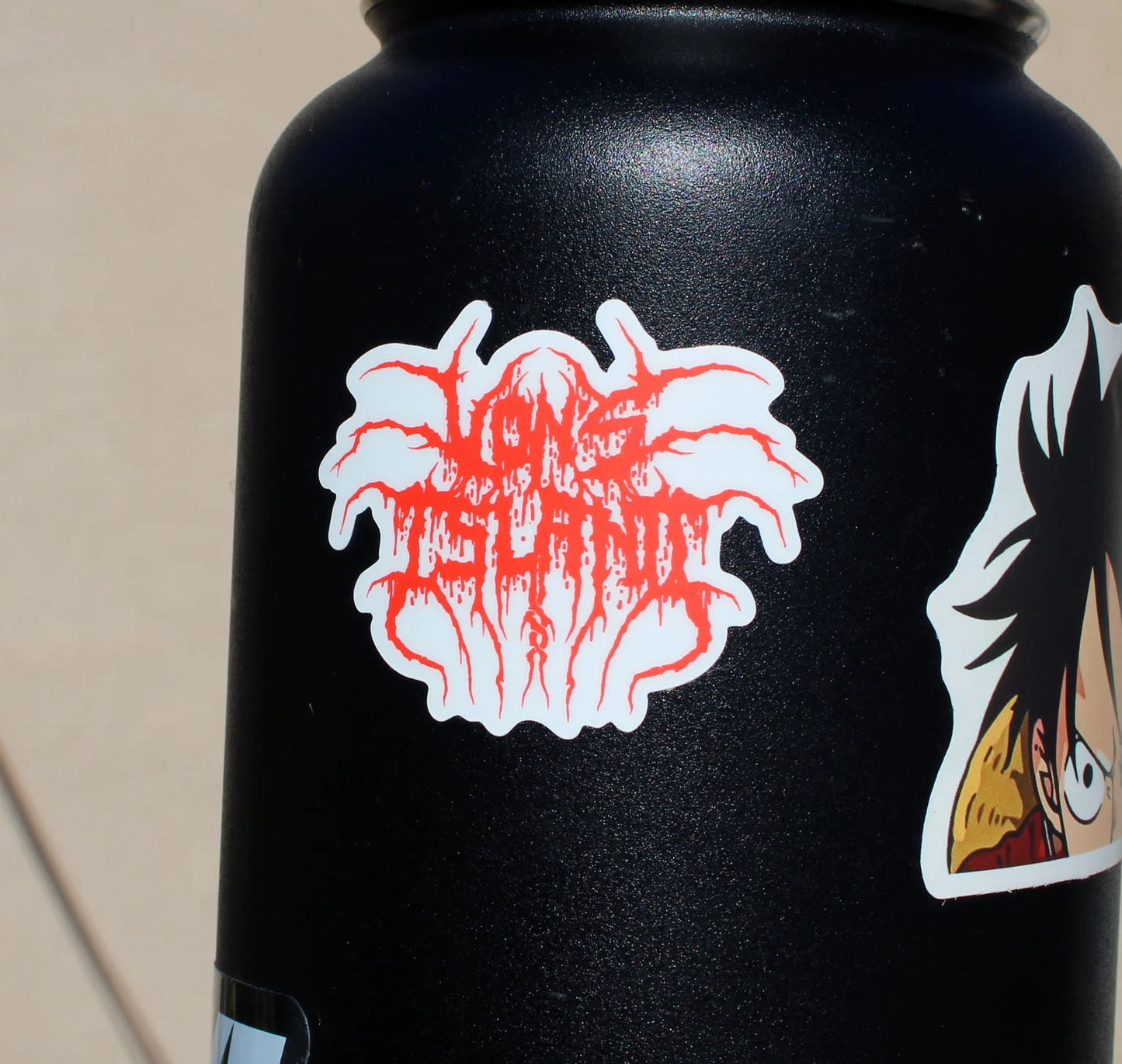 DEATH METAL LOGO STICKER