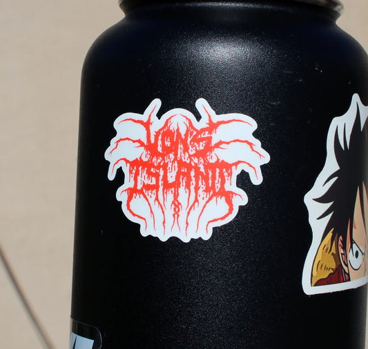 DEATH METAL LOGO STICKER